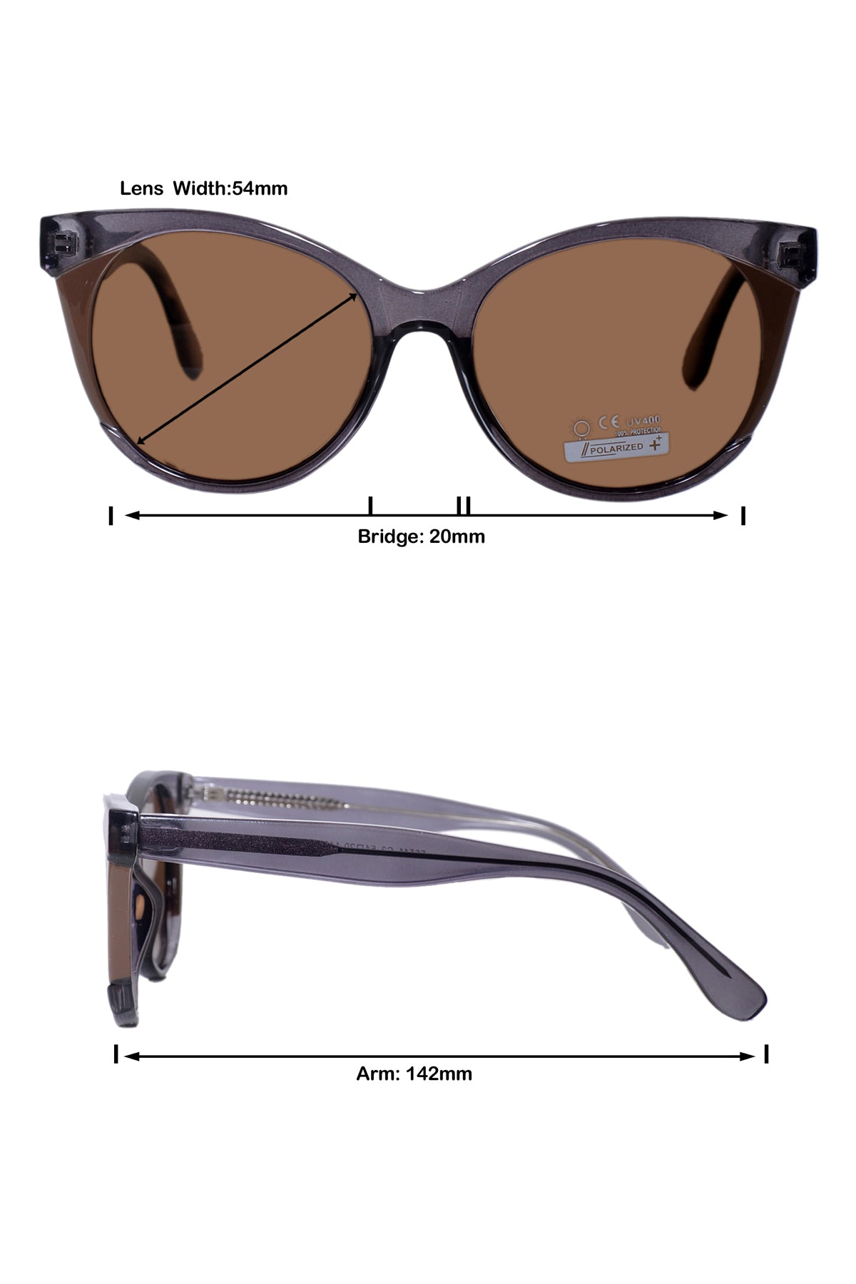 Jodykoes Legacy Cat Eye Sunglasses – UV400 Polarized