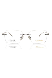 Jodykoes Luxury Pure Titanium Geometric Rimless Frame | High Quality Lightweight Square Optical Frame