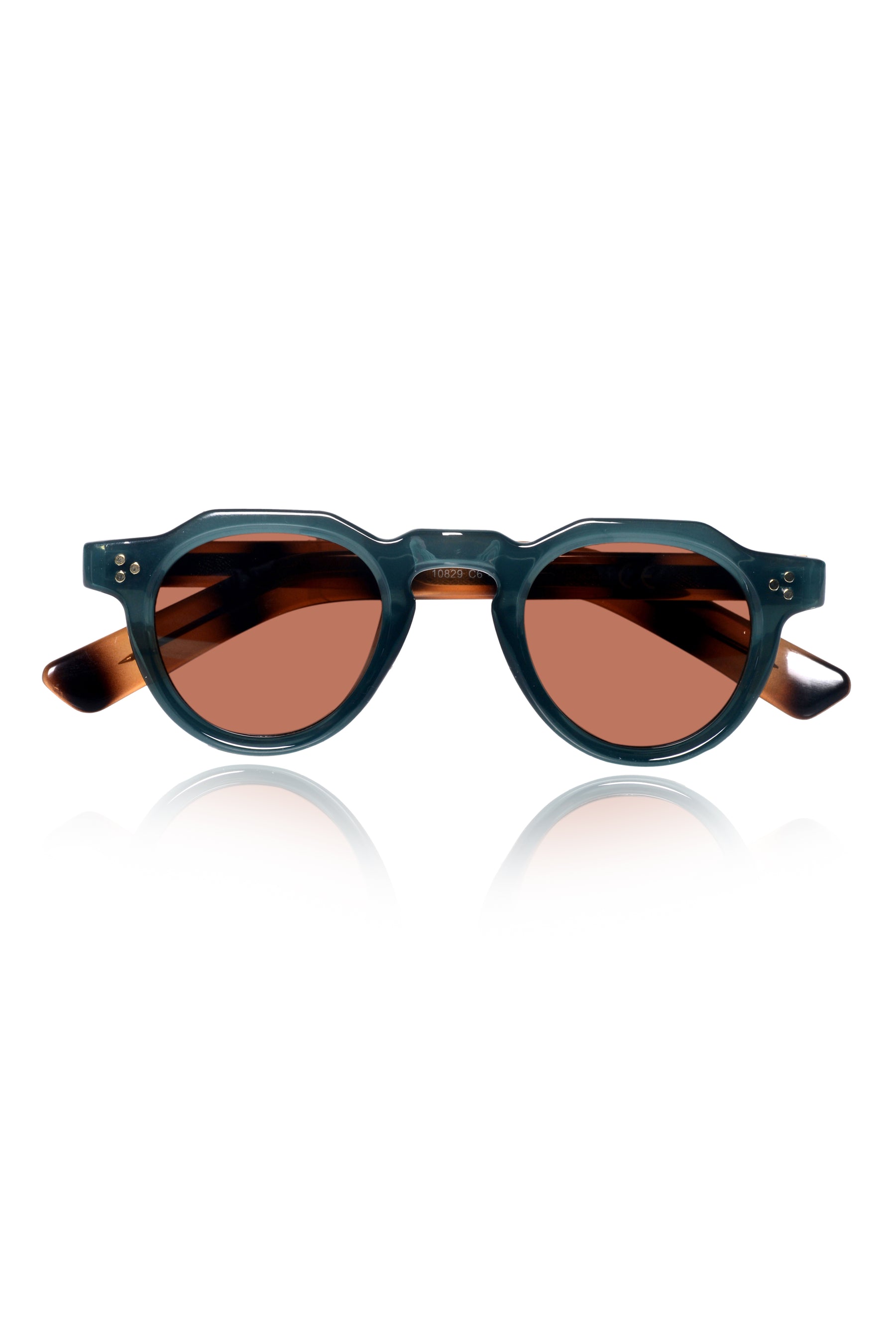 Jodykoes Legacy Flat-Top Sunglasses – UV400 Polarized (Turquoise)