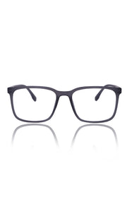 Jodykoes® Colour Series : Vibrant colours eyewear rectangle frames with anti glare and blue filter eyeglasses for men and women (Opaque Black)