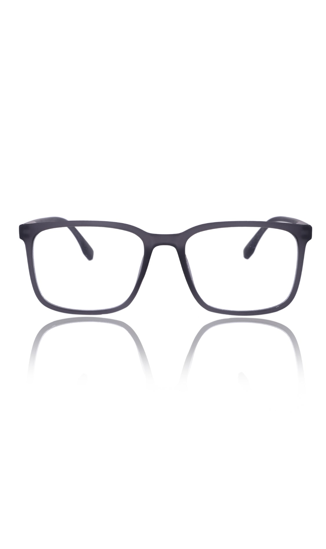 Jodykoes® Colour Series : Vibrant colours eyewear rectangle frames with anti glare and blue filter eyeglasses for men and women (Opaque Black)
