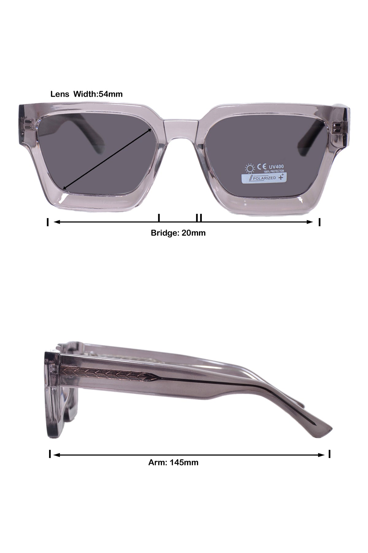 Jodykoes Legacy Square Sunglasses – UV400 Polarized (101578)
