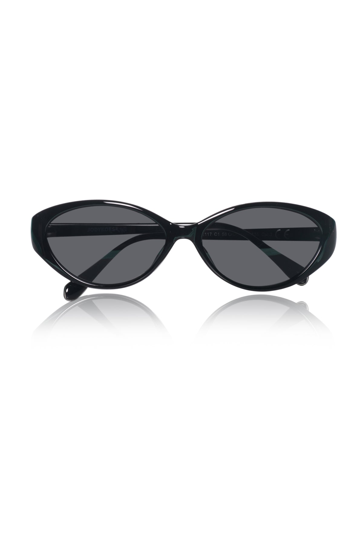 Jodykoes Legacy Cat Eye Sunglasses – UV400 Polarized (Black)