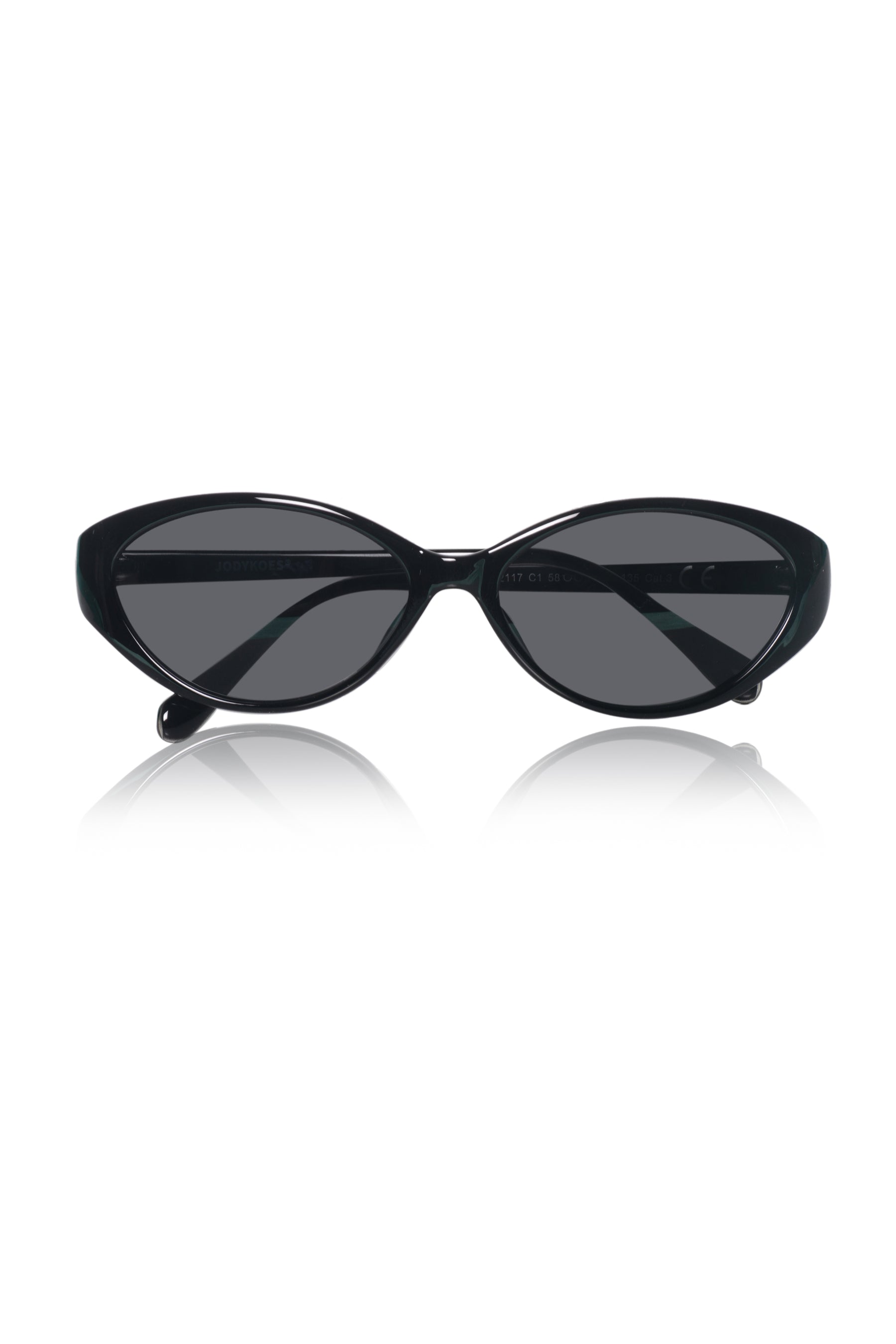 Jodykoes Legacy Cat Eye Sunglasses – UV400 Polarized (Black)