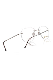 Jodykoes Hexagon Premium Rimless Frame (Gold)