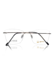 Jodykoes Cat Eye Premium Rimless Frame (Silver)