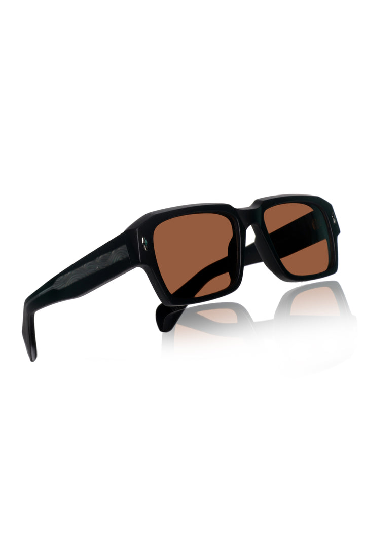 Jodykoes Legacy Square Sunglasses – UV400 Polarized (Brown)