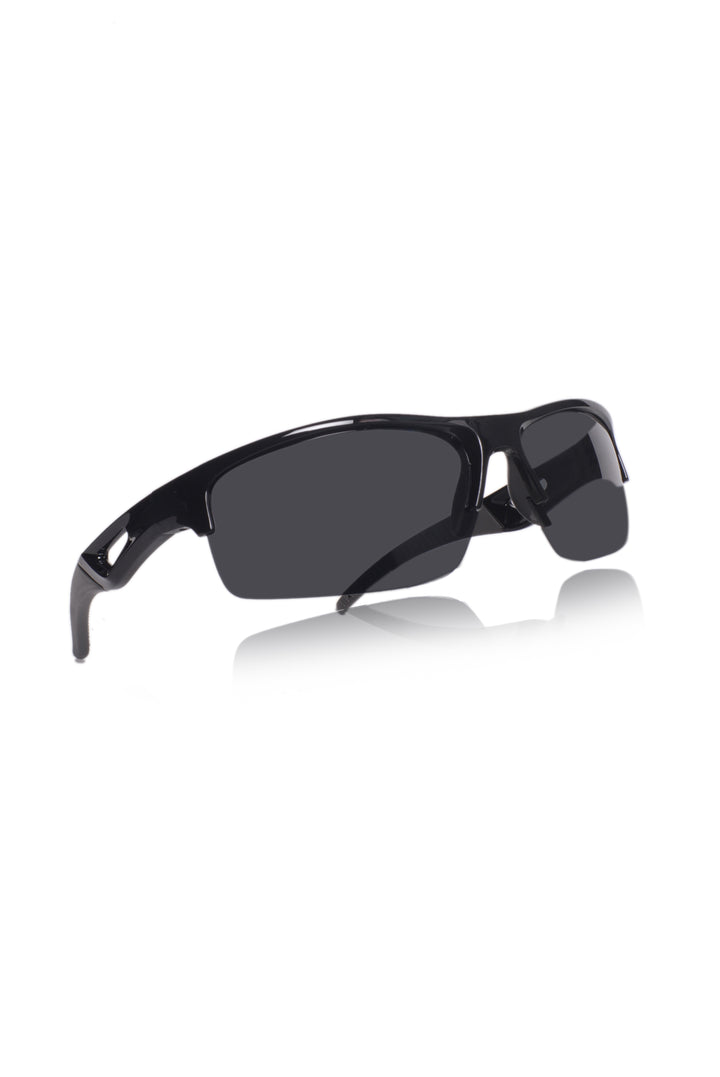 Jodykoes Sports Series Wrap Around Sunglasses for Men & Women | Lightweight Non-Polarized Eyewear | UV400 Protection | Performance Outdoor Shades (Black)
