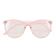 Jodykoes Oversize Fashionable Anti Glare Round Frame (Pink)