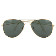 Jodykoes Aviator UV Protection Sunglass (Gold and Green)