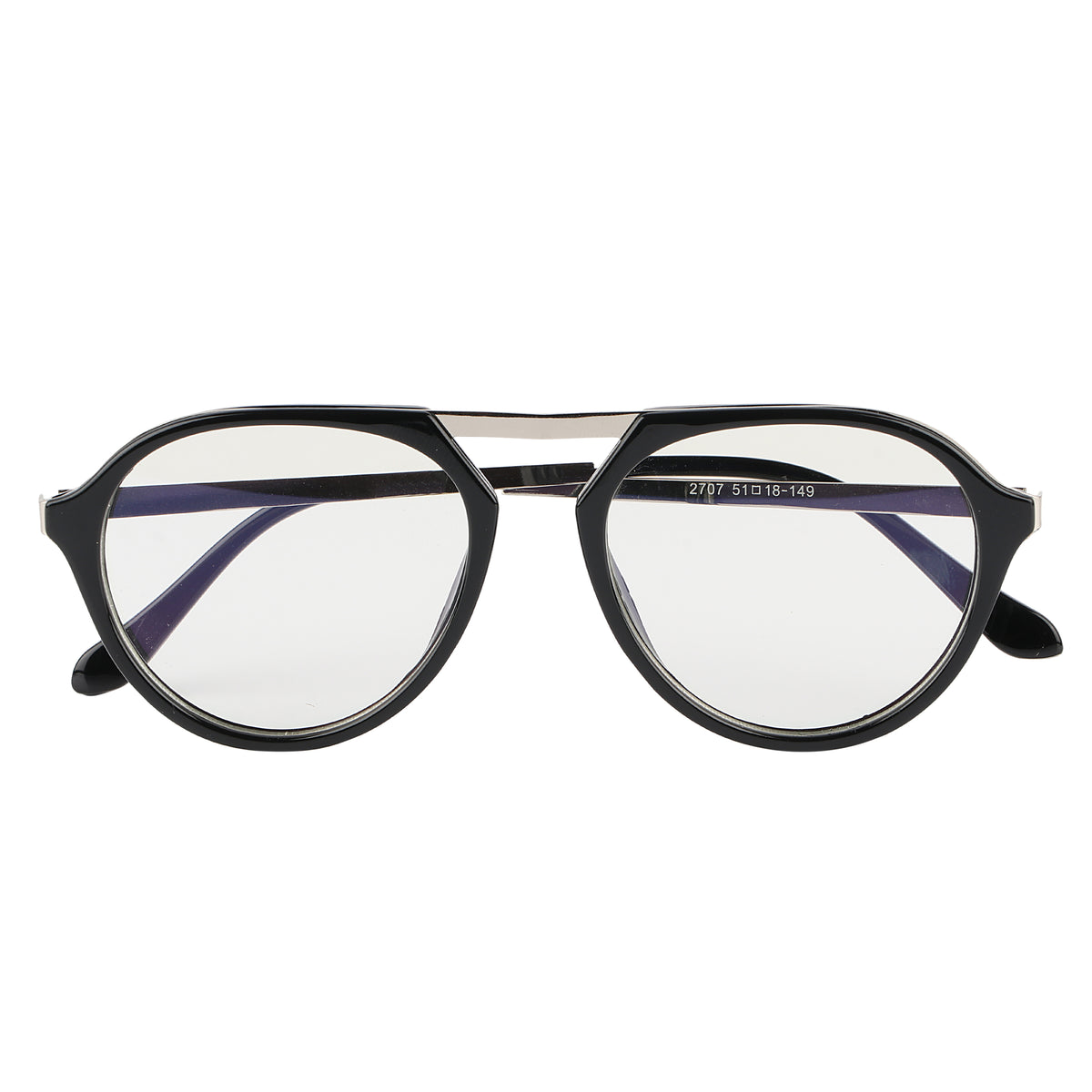 Jodykoes Designer Aviator Shape Frame (Silver)