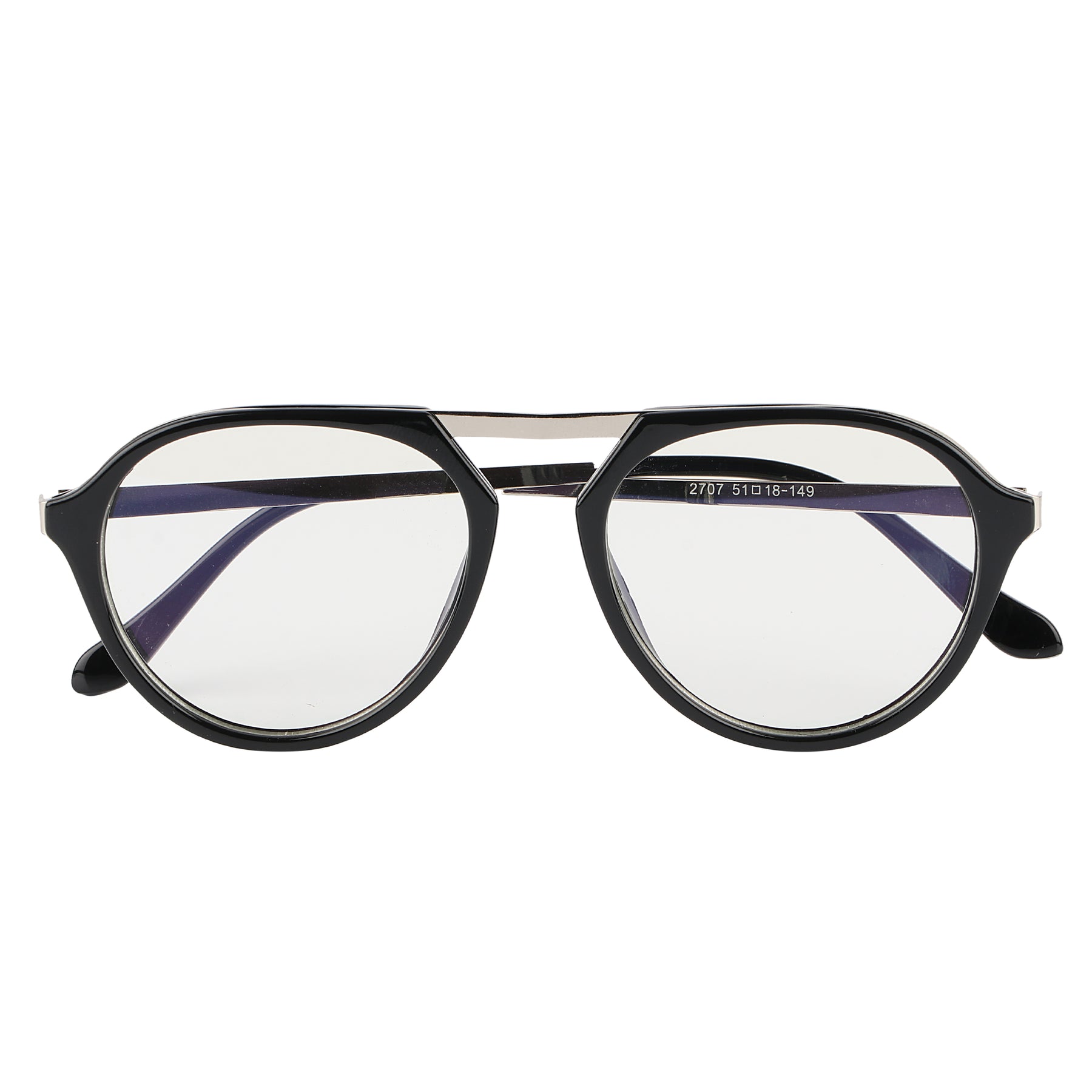 Jodykoes Designer Aviator Shape Frame (Silver)