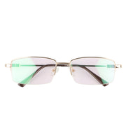 Jodykoes Flexible Arms Metal Half Rim Frame (Gold)