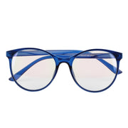 Jodykoes Oversize Fashionable Anti Glare Round Frame (Blue)