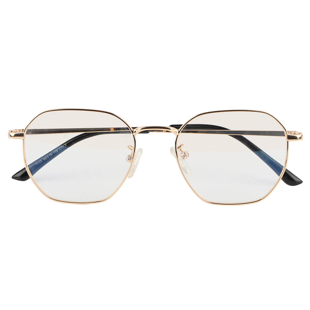 Jodykoes Premium Quality Hexagonal Metal Frame (Gold)
