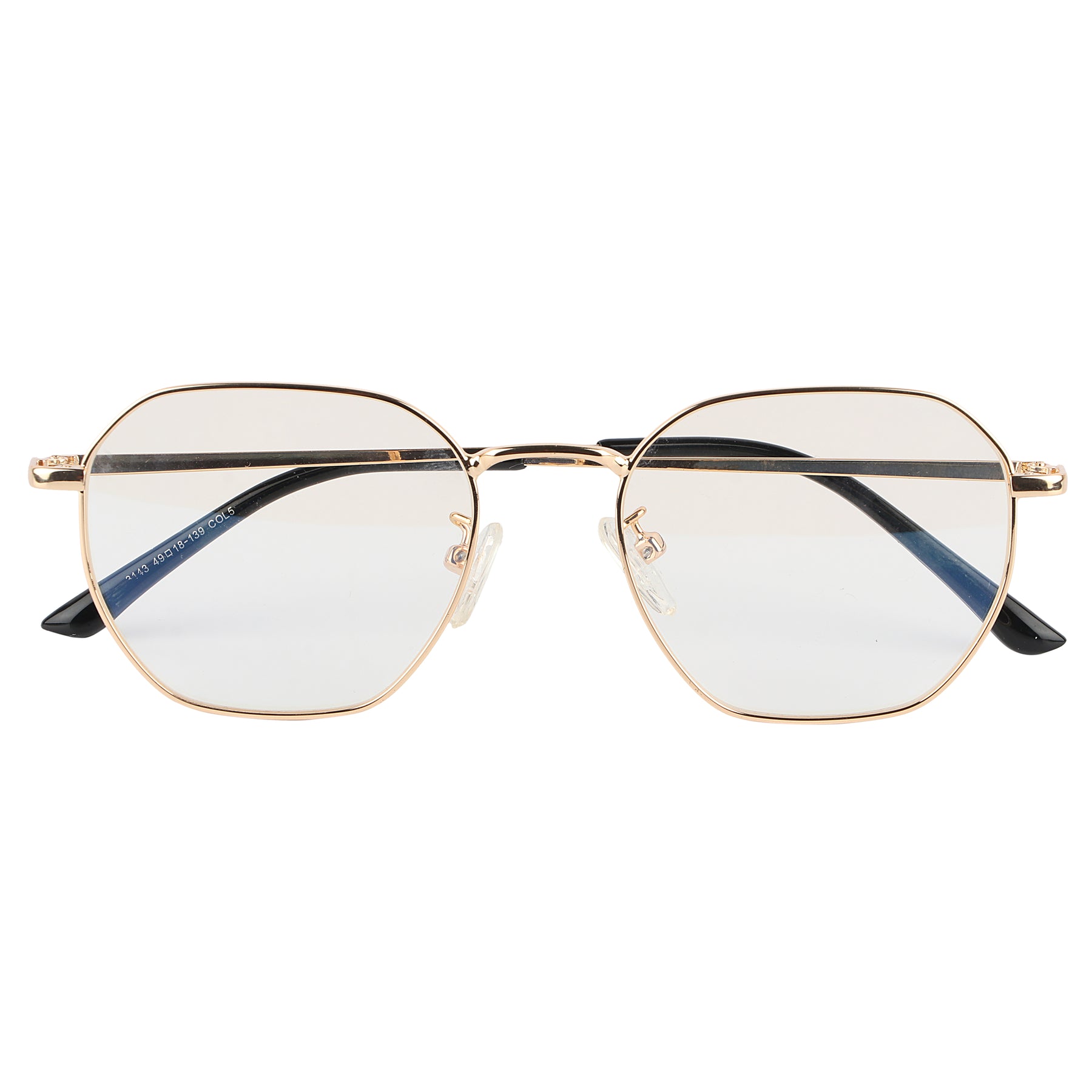 Jodykoes Premium Quality Hexagonal Metal Frame (Gold)