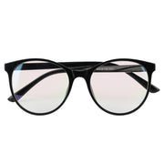 Jodykoes Oversize Fashionable Anti Glare Round Frame (Black)