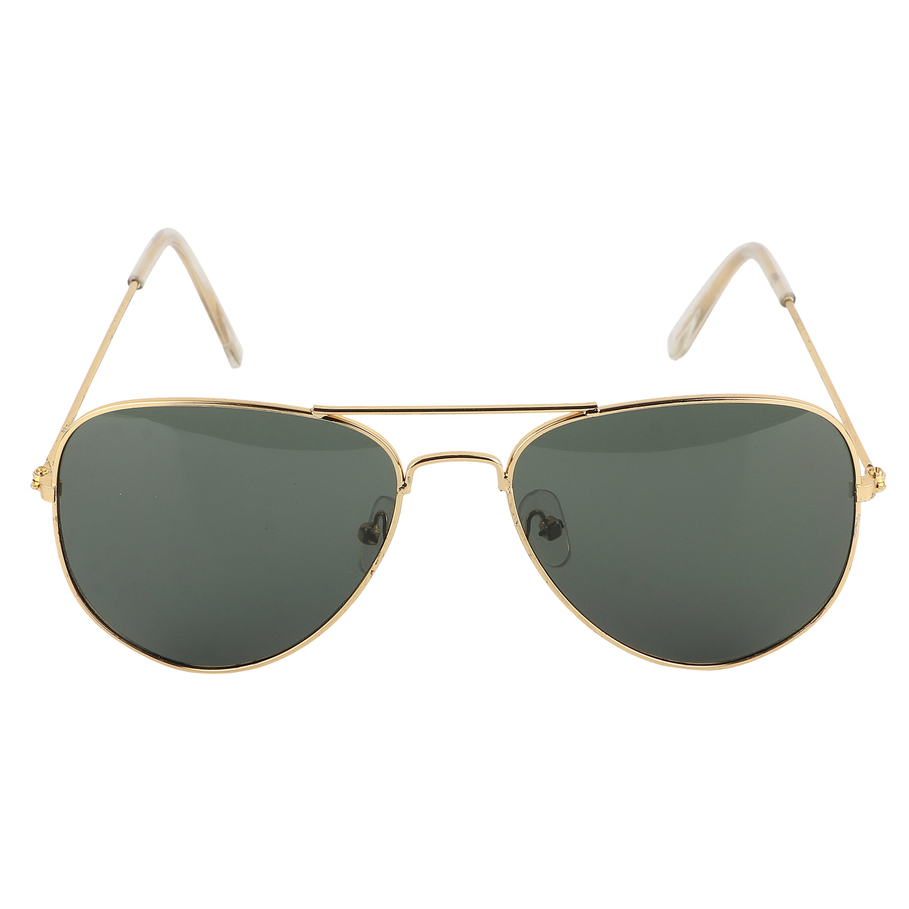 Jodykoes Aviator UV Protection Sunglass (Gold and Green)