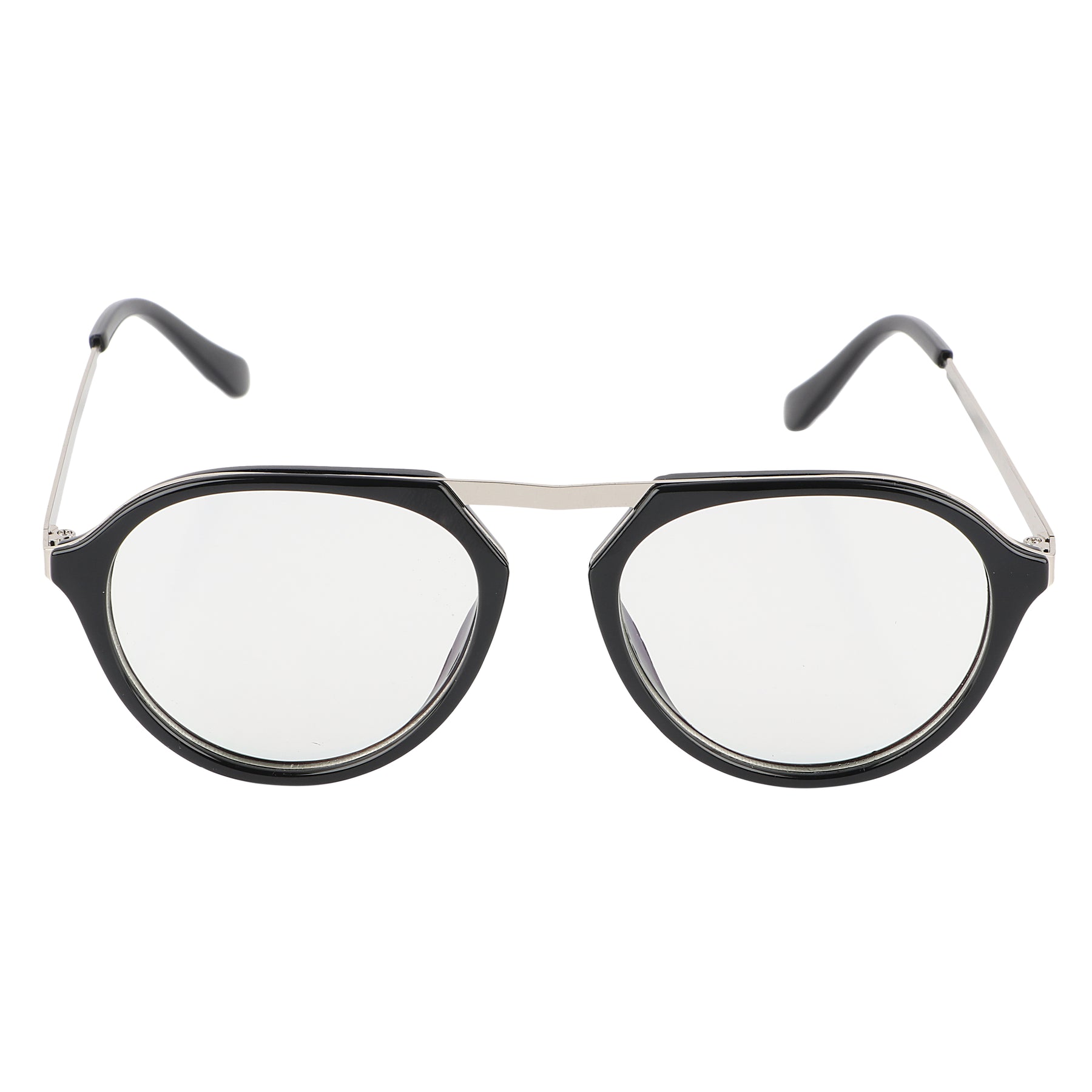 Jodykoes Designer Aviator Shape Frame (Silver)