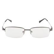 Jodykoes Flexible Arms Metal Half Rim Frame (Grey)