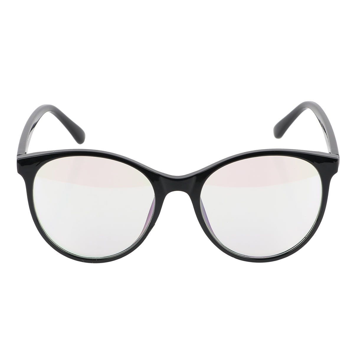 Jodykoes Oversize Fashionable Anti Glare Round Frame (Black)