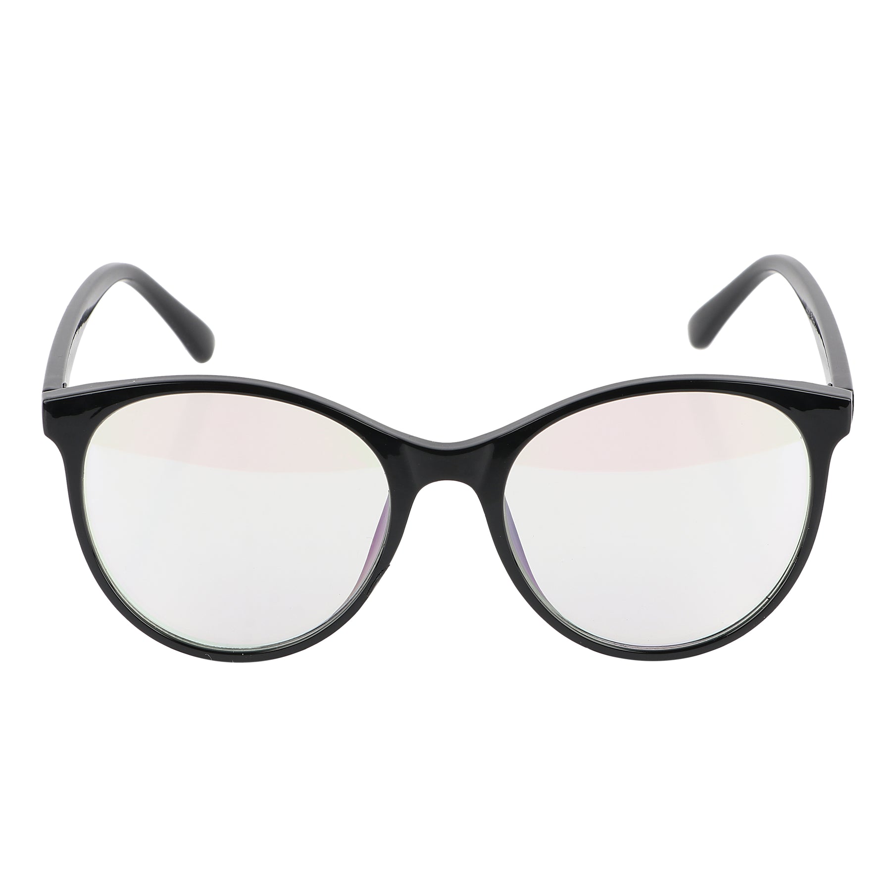 Jodykoes Oversize Fashionable Anti Glare Round Frame (Black)