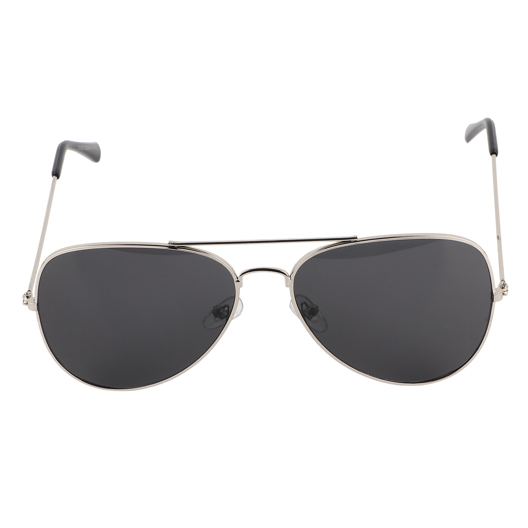 Jodykoes Aviator UV Protection Sunglass (Silver and Full Black)