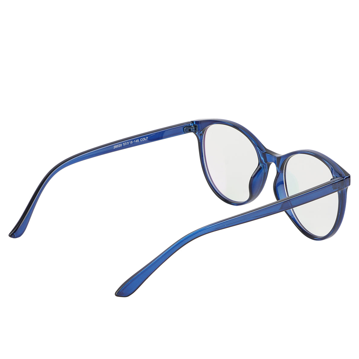 Jodykoes Oversize Fashionable Anti Glare Round Frame (Blue)