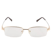 Jodykoes Flexible Arms Metal Half Rim Frame (Gold)