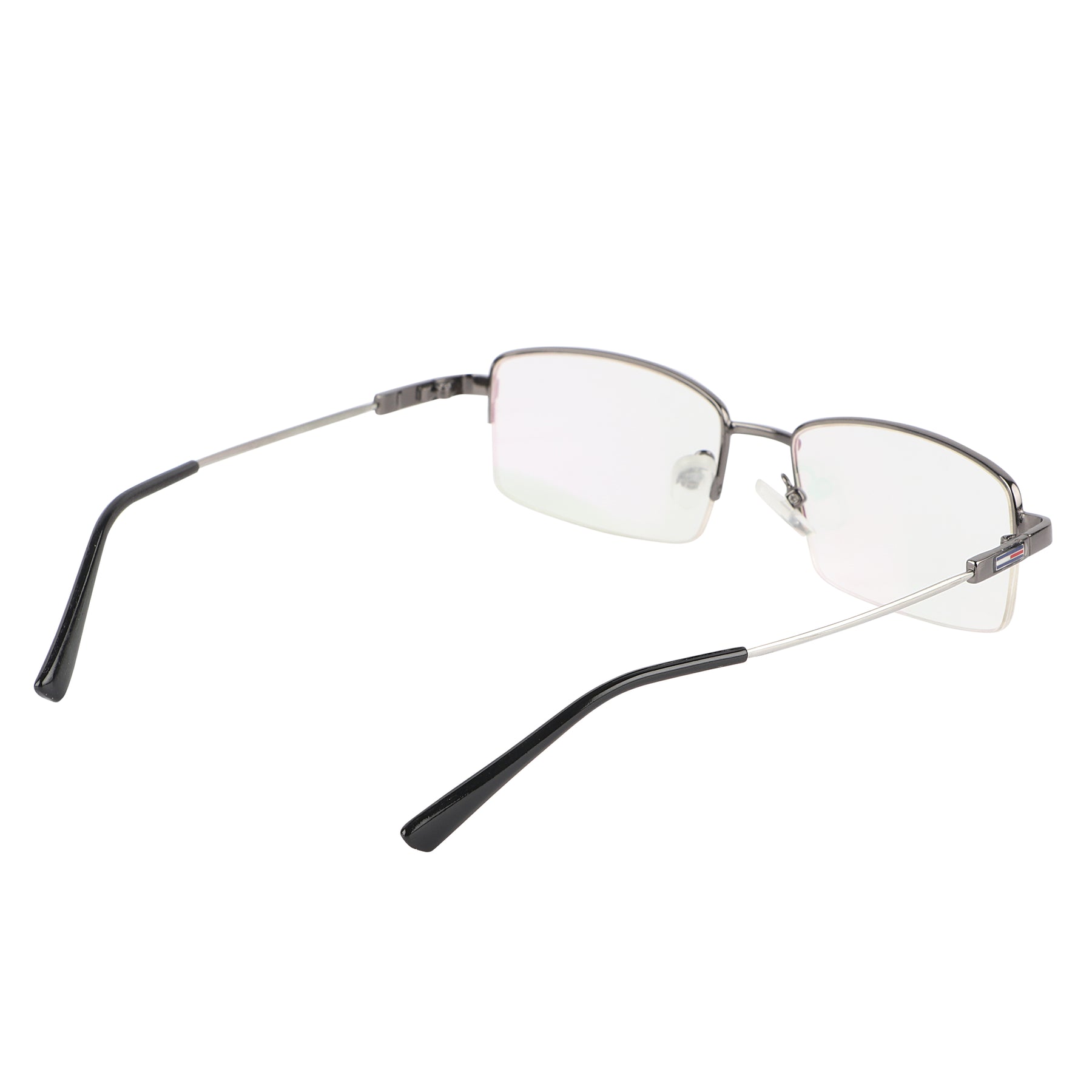 Jodykoes Flexible Arms Metal Half Rim Frame (Grey)