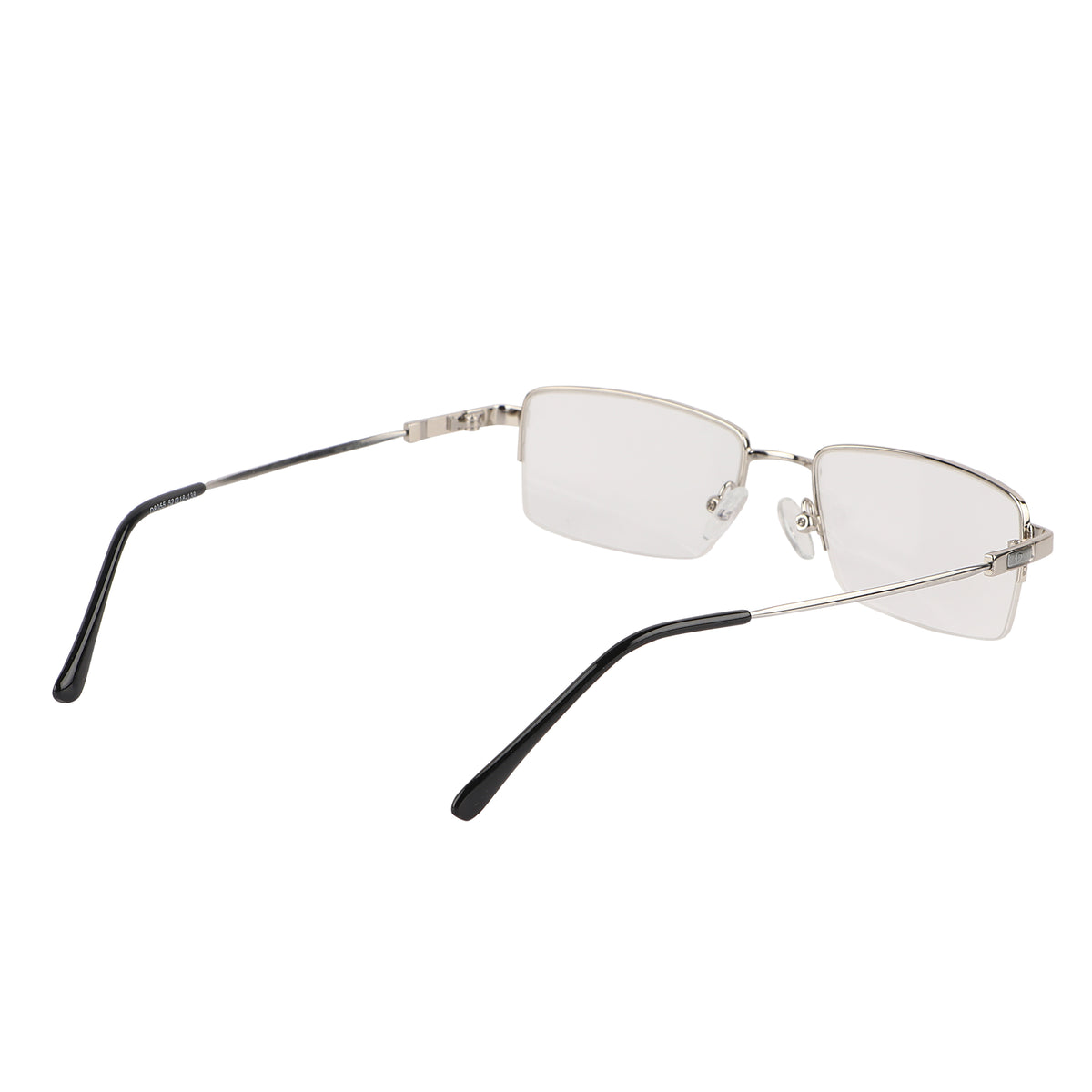 Jodykoes Flexible Arms Metal Half Rim Frame (Silver)