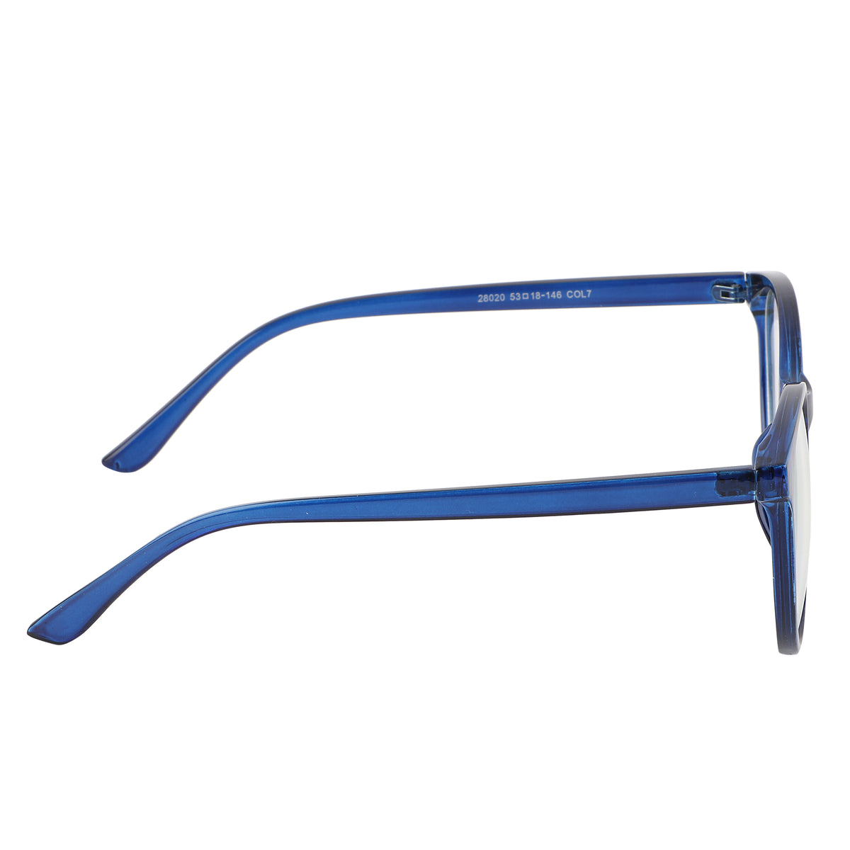 Jodykoes Oversize Fashionable Anti Glare Round Frame (Blue)