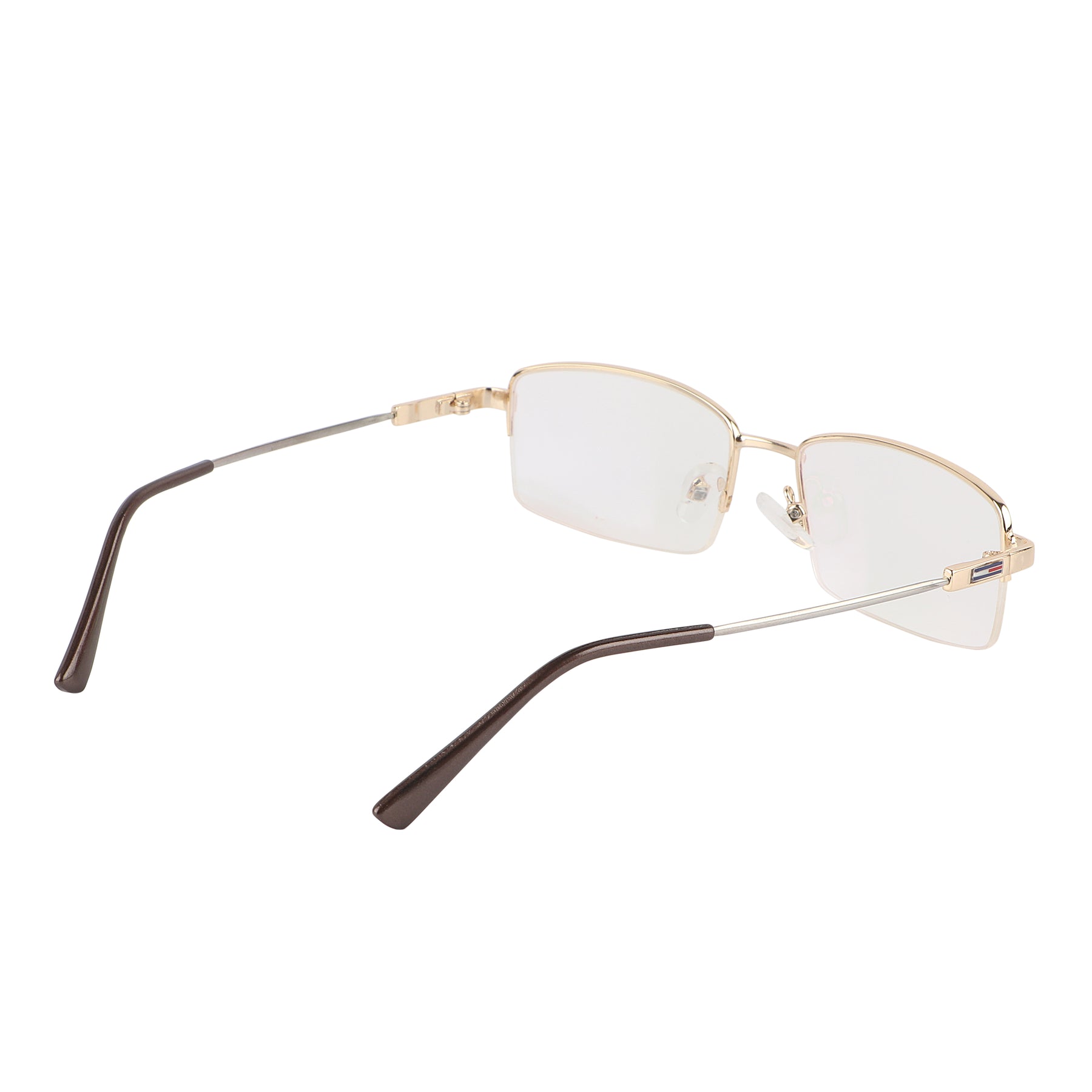 Jodykoes Flexible Arms Metal Half Rim Frame (Gold)