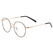 Jodykoes Stylish Looking Round Metal Frame (Black and Gold)