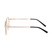 Jodykoes Stylish Looking Round Metal Frame (Black and Gold)