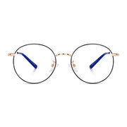 Jodykoes Stylish Looking Round Metal Frame (Black and Gold)