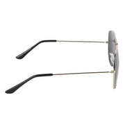 Jodykoes Aviator UV Protection Sunglass (Silver and Full Black)