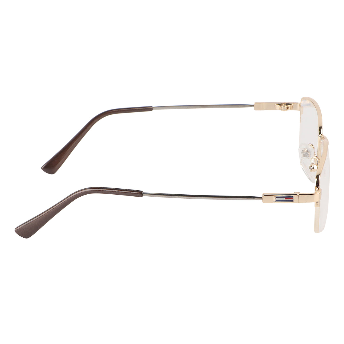 Jodykoes Flexible Arms Metal Half Rim Frame (Gold)