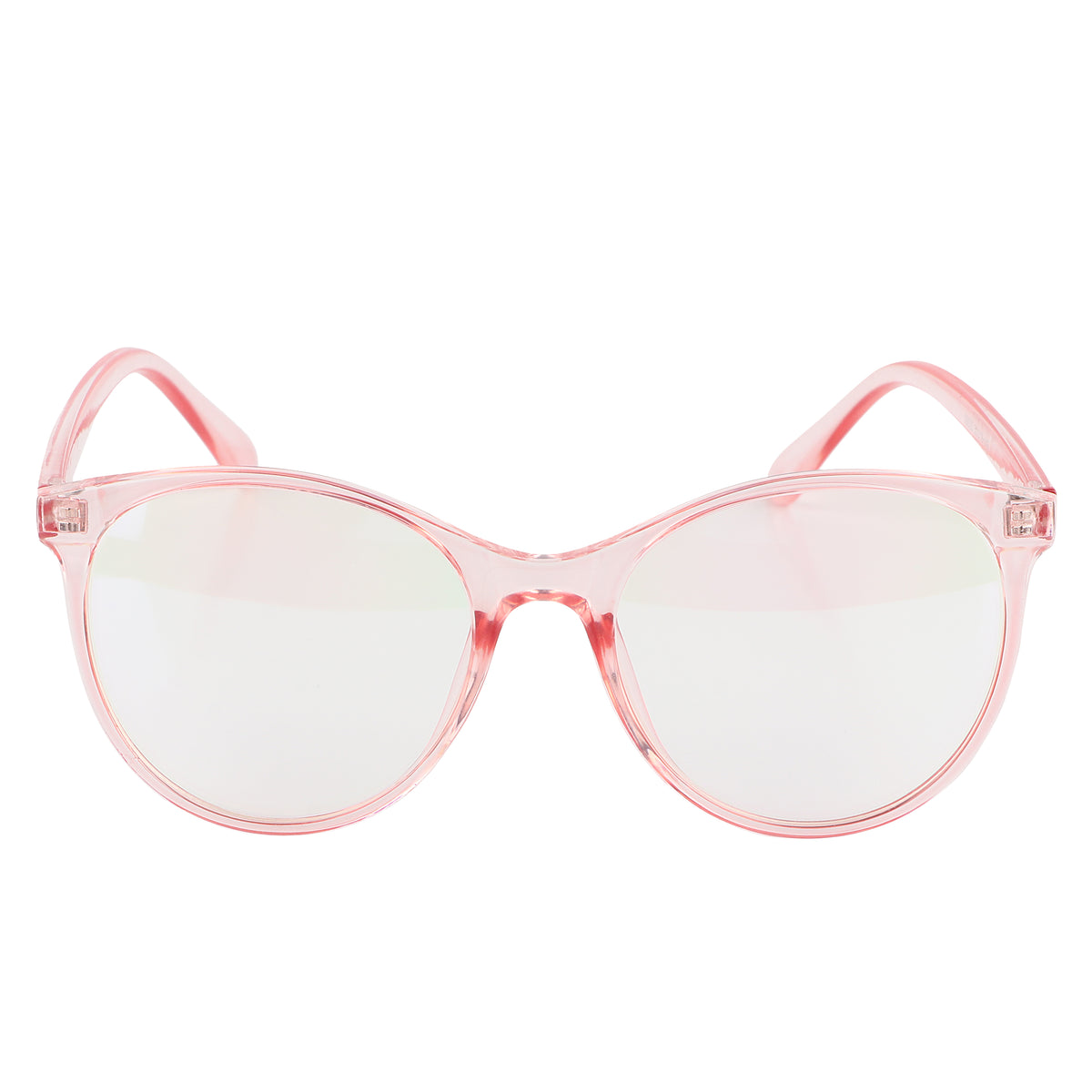 Jodykoes Oversize Fashionable Anti Glare Round Frame (Pink)