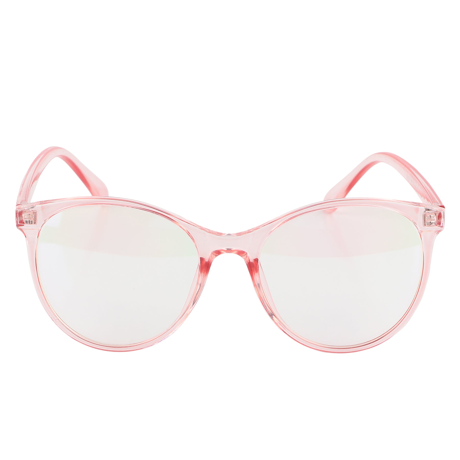 Jodykoes Oversize Fashionable Anti Glare Round Frame (Pink)