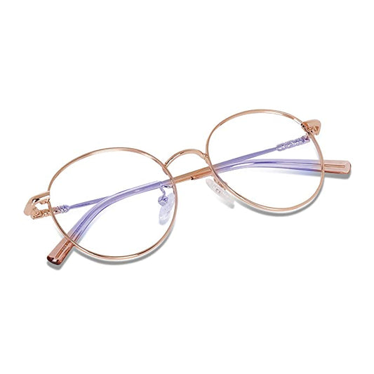 Jodykoes Stylish Looking Round Metal Frame (Gold) - Jodykoes ®