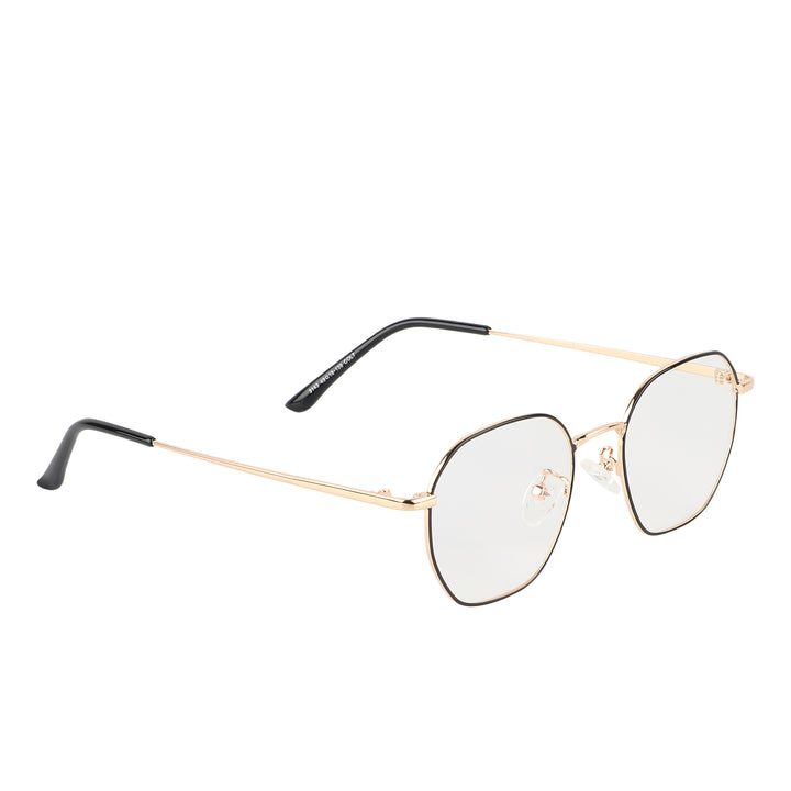 Jodykoes Premium Quality Hexagonal Metal Frame (Black & Gold)
