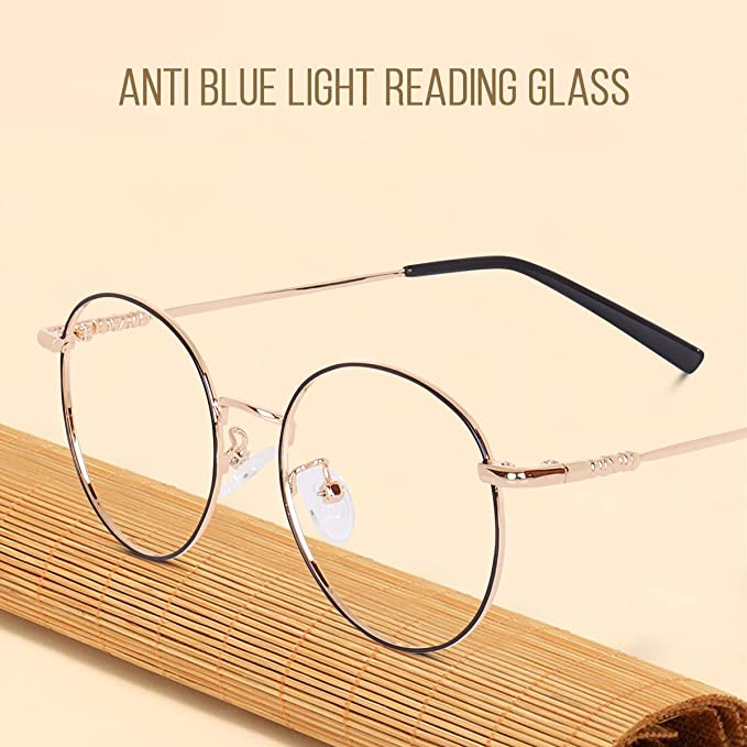 Jodykoes Stylish Looking Round Metal Frame (Black and Gold)