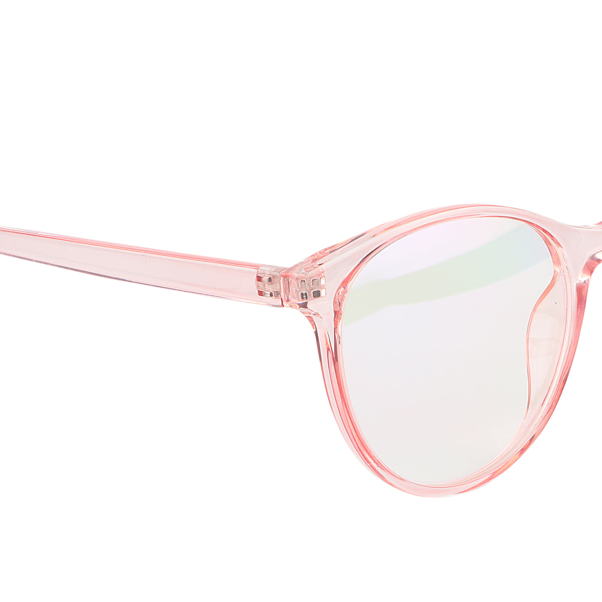 Jodykoes Oversize Fashionable Anti Glare Round Frame (Pink)