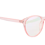 Jodykoes Oversize Fashionable Anti Glare Round Frame (Pink)