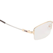 Jodykoes Flexible Arms Metal Half Rim Frame (Gold)