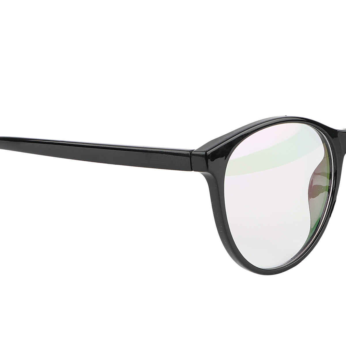 Jodykoes Oversize Fashionable Anti Glare Round Frame (Black)