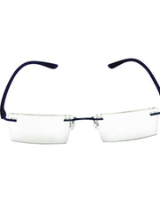 Jodykoes Rectangle Signature Rimless Frame