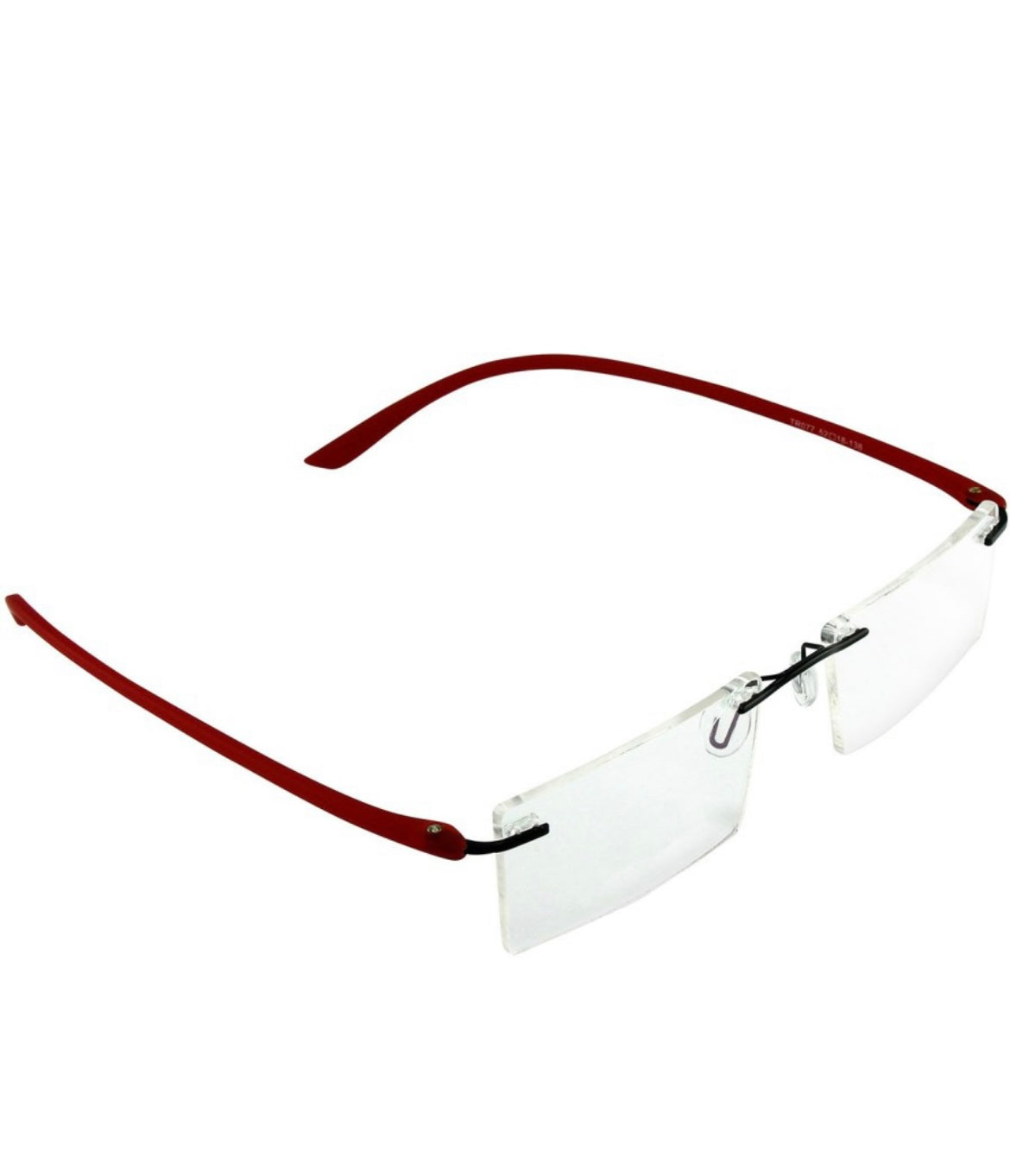 Jodykoes Rectangle Signature Rimless Frame