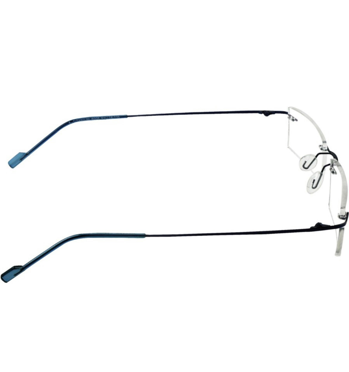 Jodykoes Rectangle Signature Rimless Frame